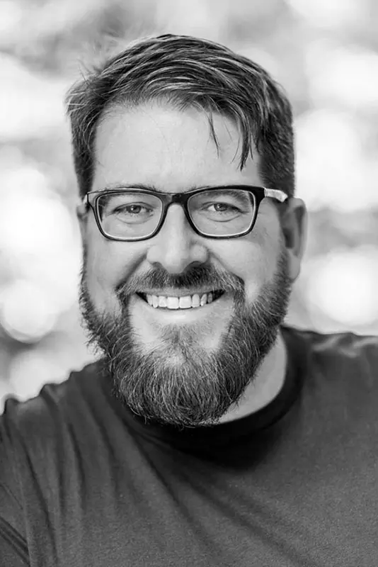 Portrait of Greg Brown, photographer